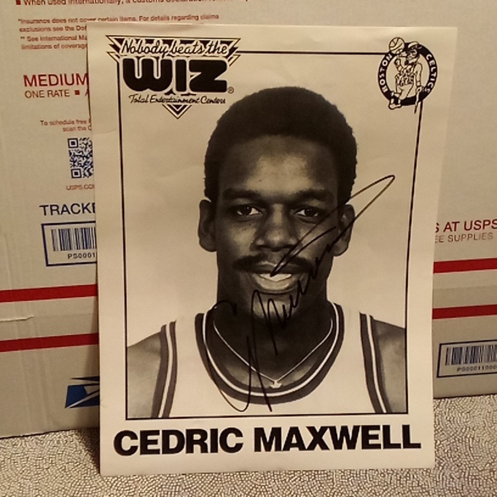 Cedric Maxwell Autographed photo